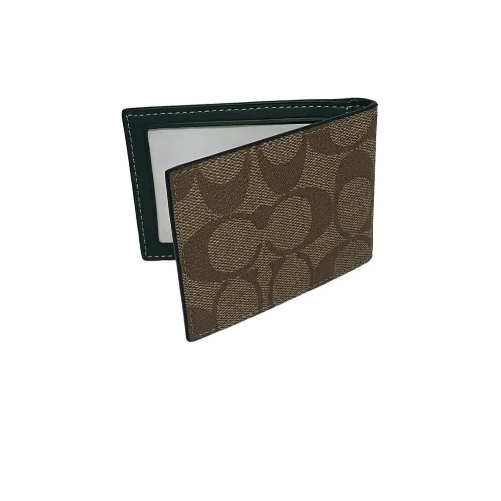 Coach Signature ID window Card Holder New small card holder